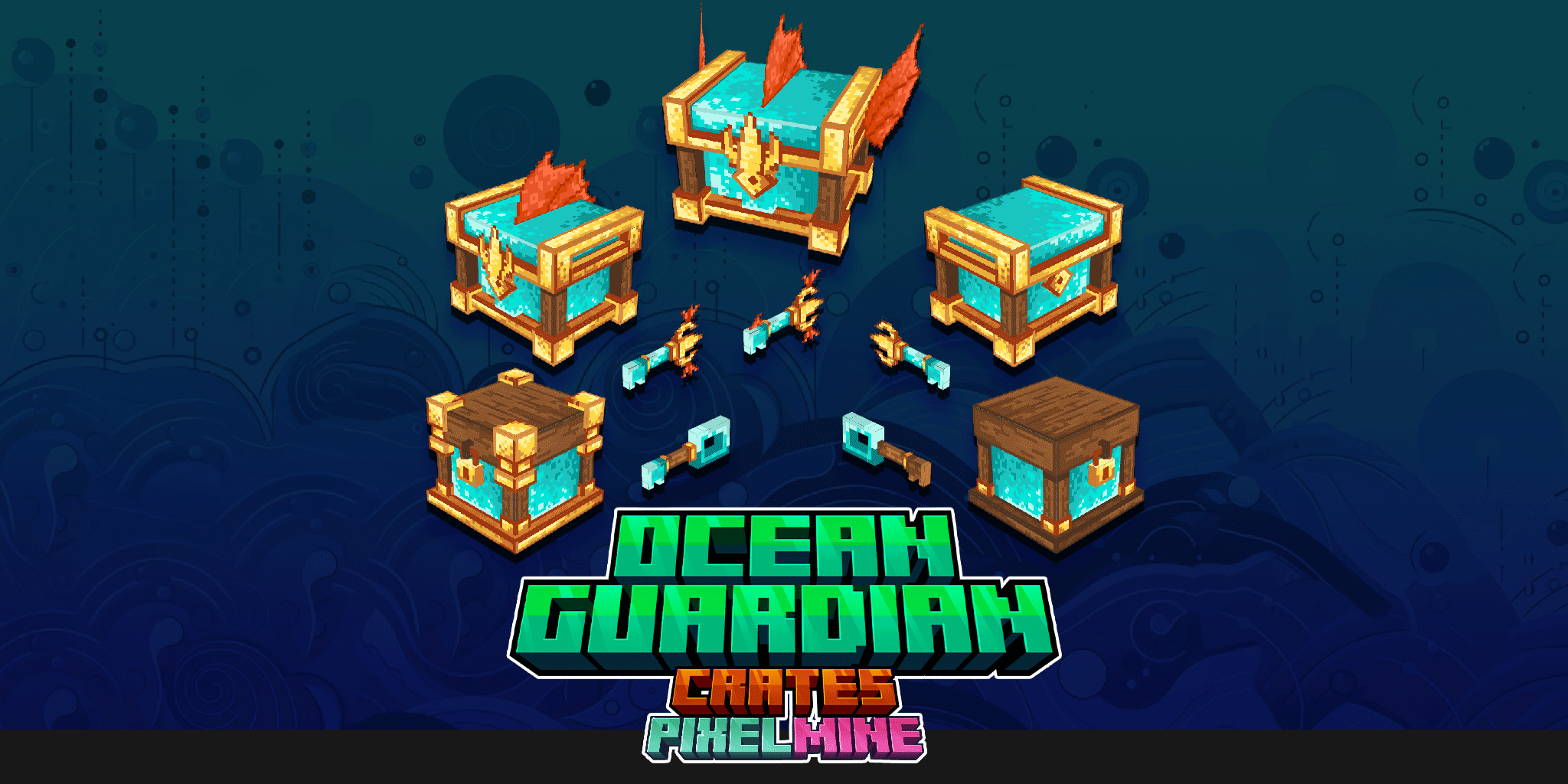PixelMine | Ocean Guardian Crate Models preview image