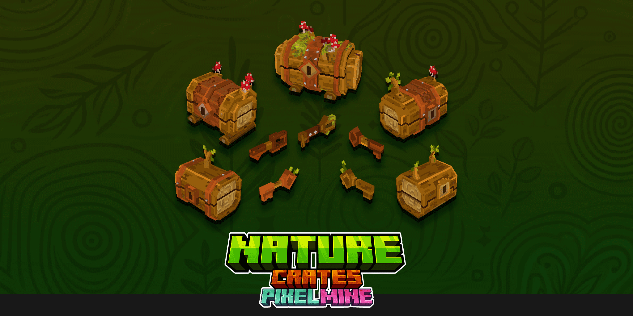 PixelMine | Nature Crate Models preview image