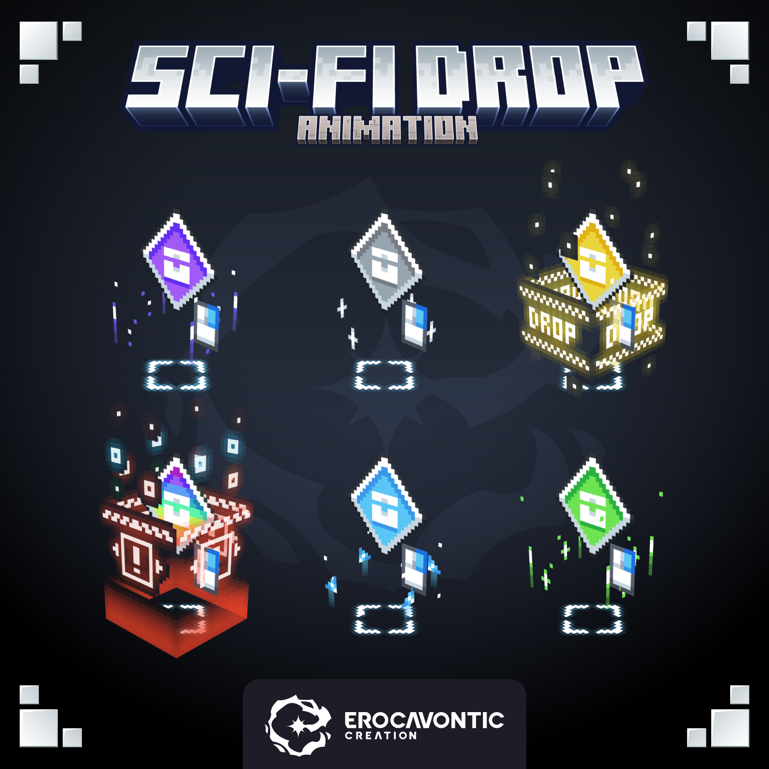 Sci-fi Drop Animation preview image