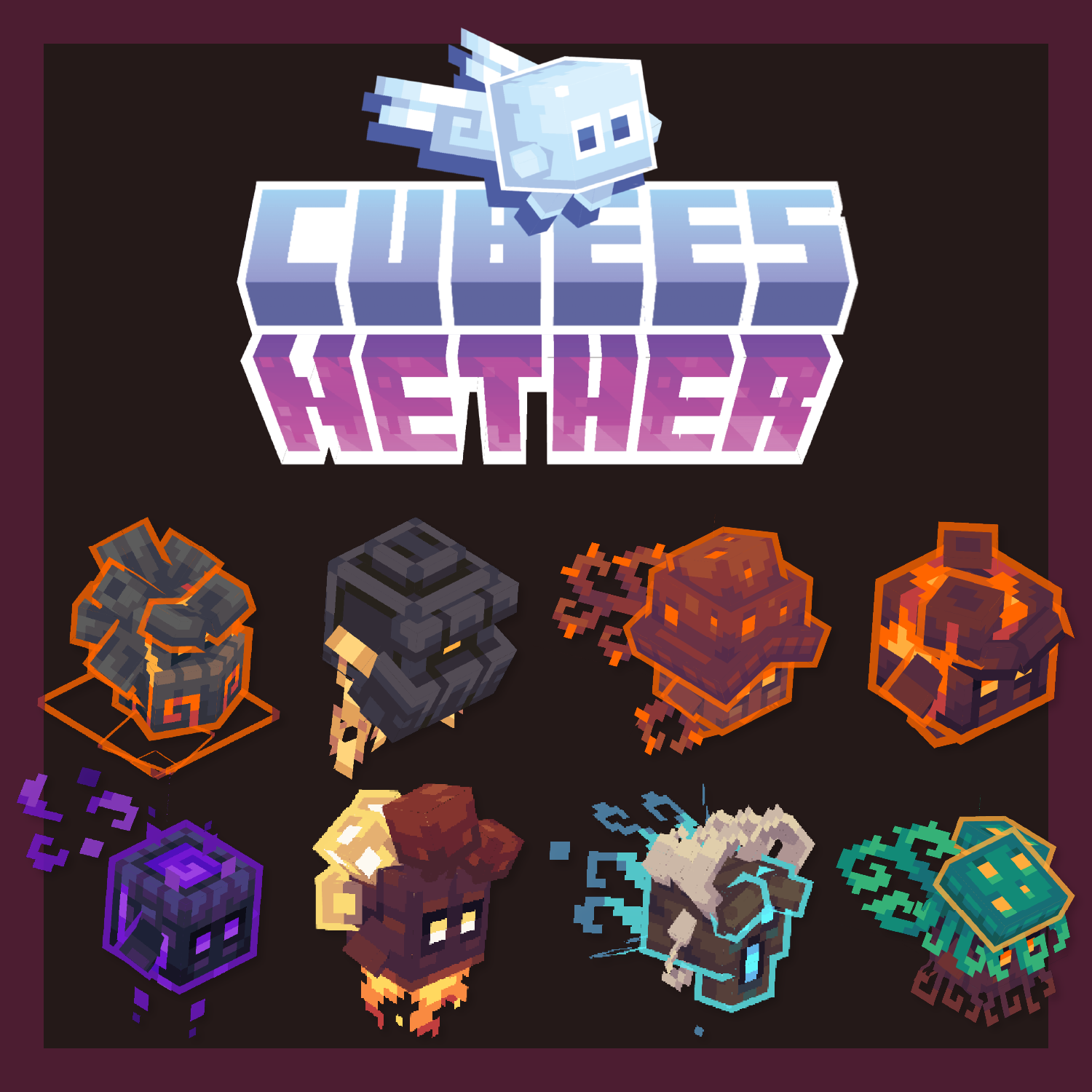 Cubees Nether Pack - Pets & companions preview image