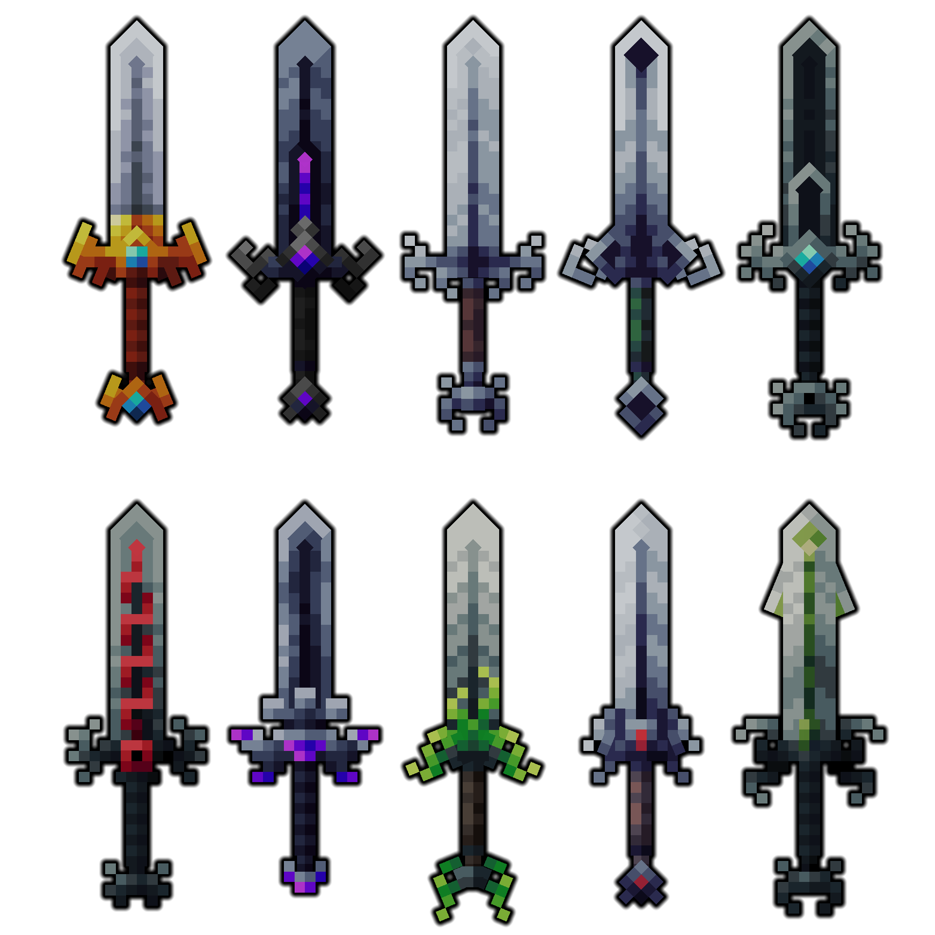 Minecraft Adventurer Swords Pack Volume 4 preview image