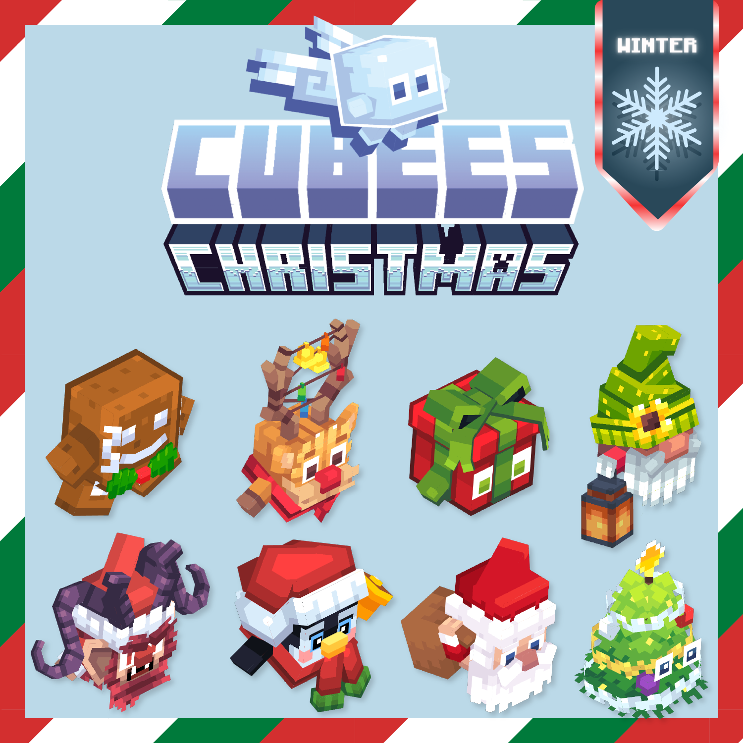 Cubees Christmas Pack - Pets & companions preview image