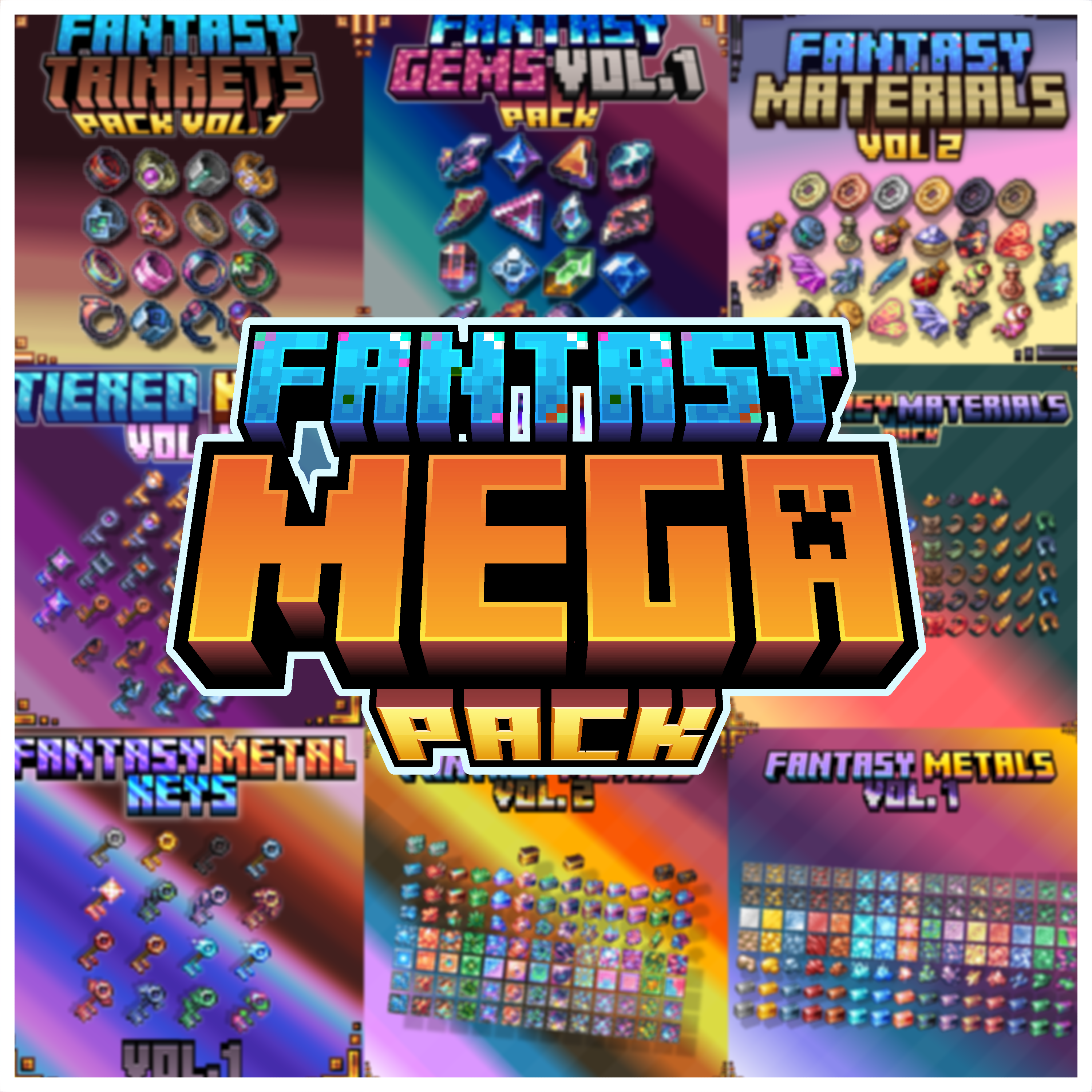 Fantasy Sprites MEGA Pack | BUNDLE 20% OFF preview image