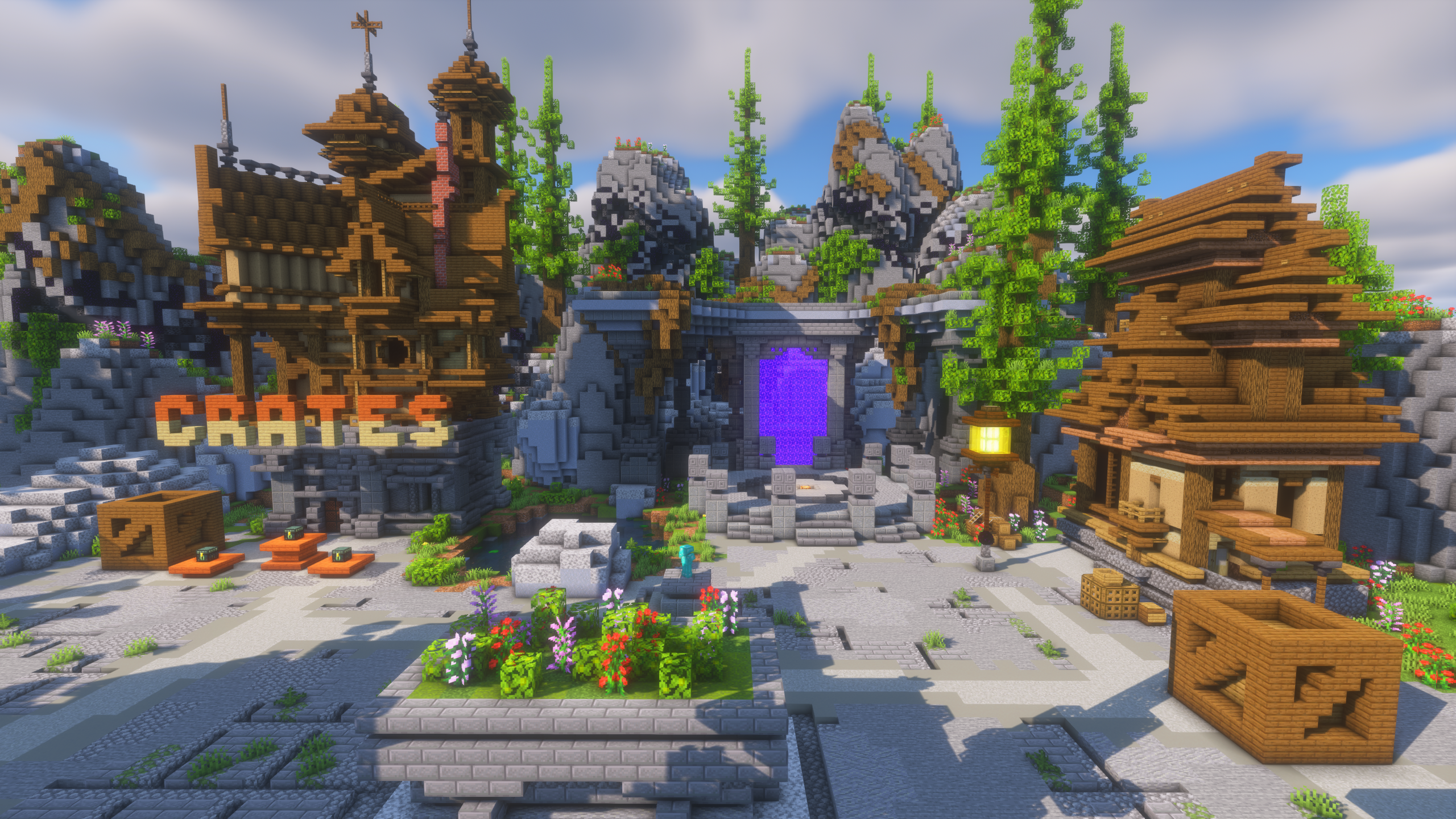 Lifted Peaks | 200x230 | SkyBlock Spawn