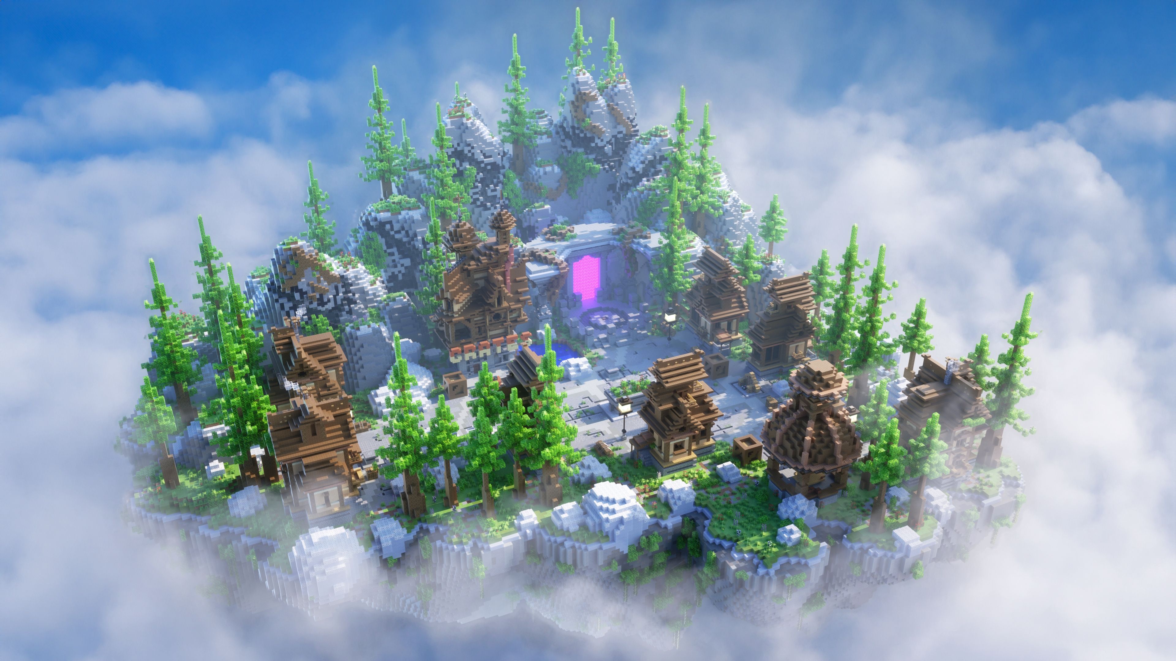 Lifted Peaks | 200x230 | SkyBlock Spawn preview image
