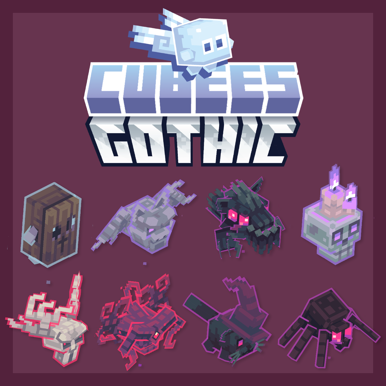 Cubees Gothic Pack - Pets & companions preview image