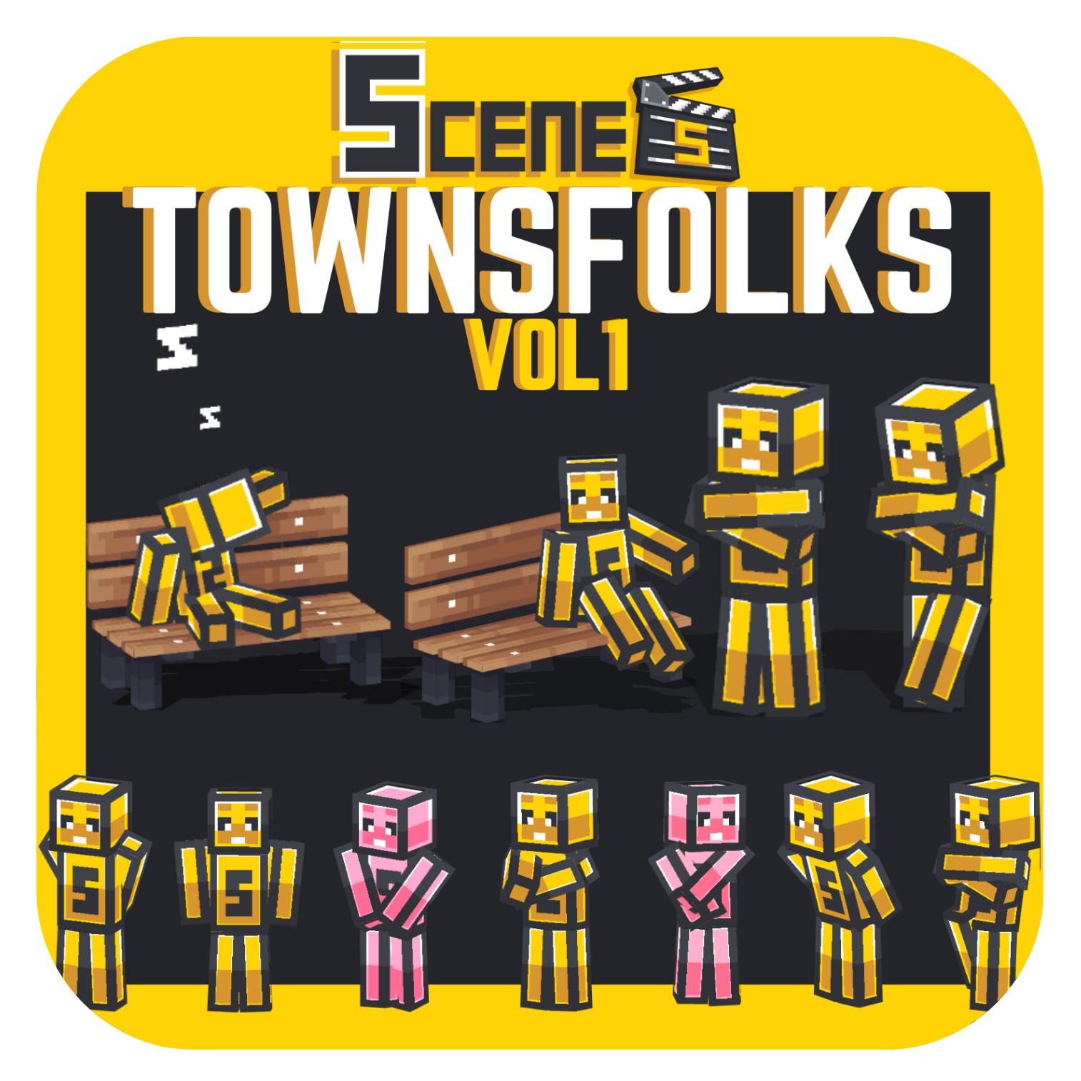 Scenes - Townsfolks Vol 1 - NPC preview image