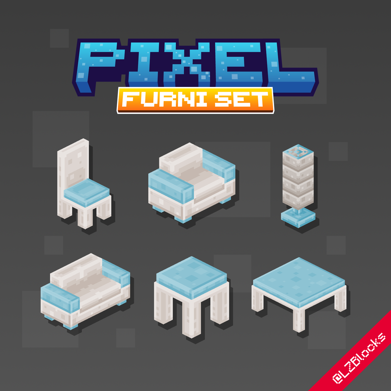 Pixel Furniture Set preview image