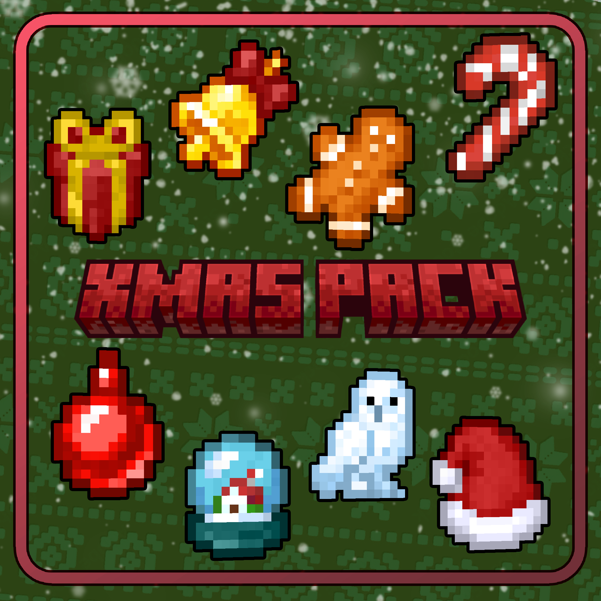 Christmas sprites pack preview image
