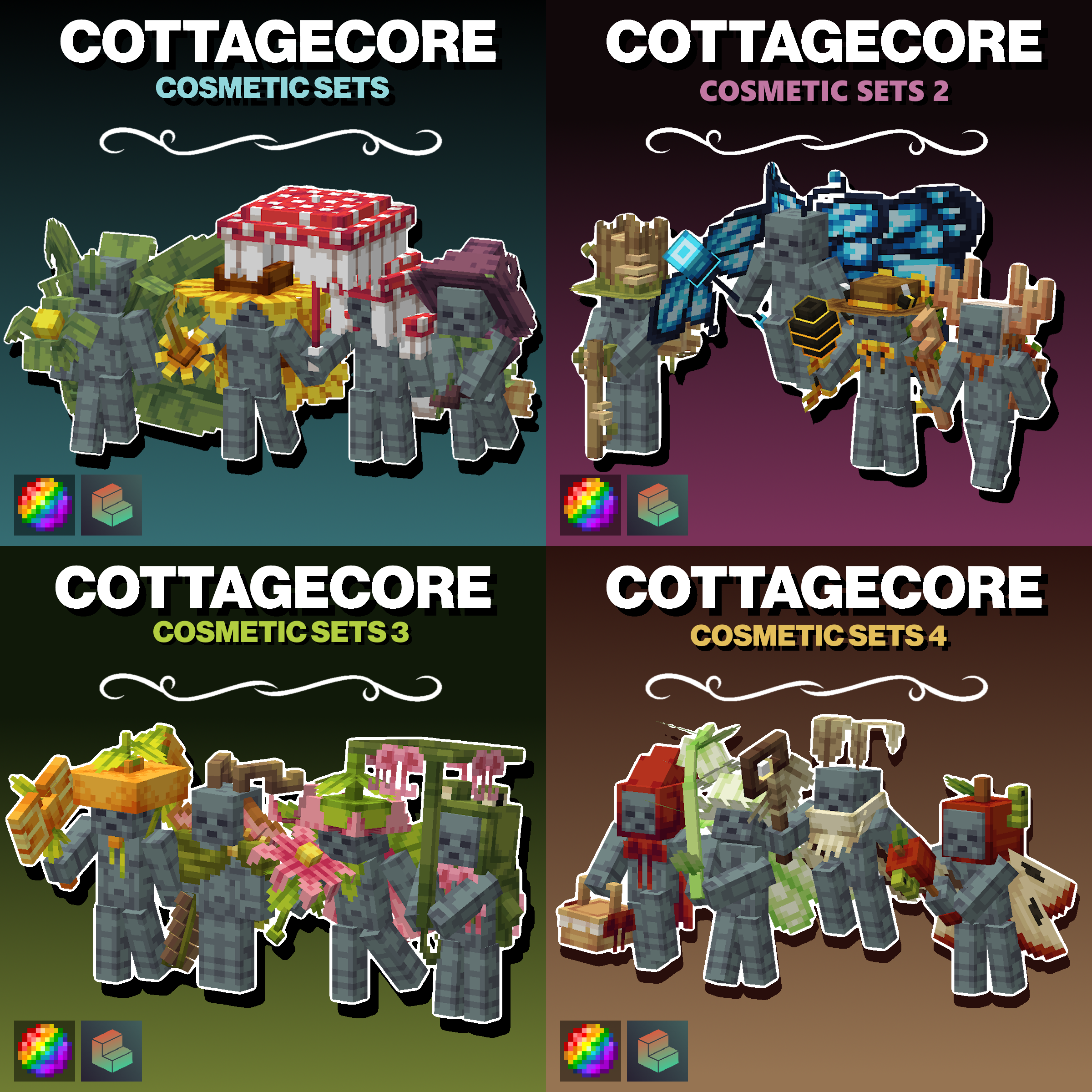 Cottagecore Cosmetic Sets BUNDLE preview image