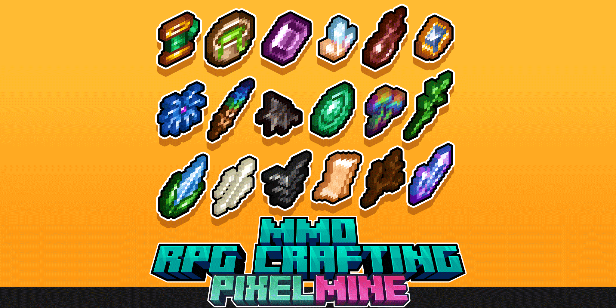 PixelMine | MMO RPG Crafting Graphics preview image