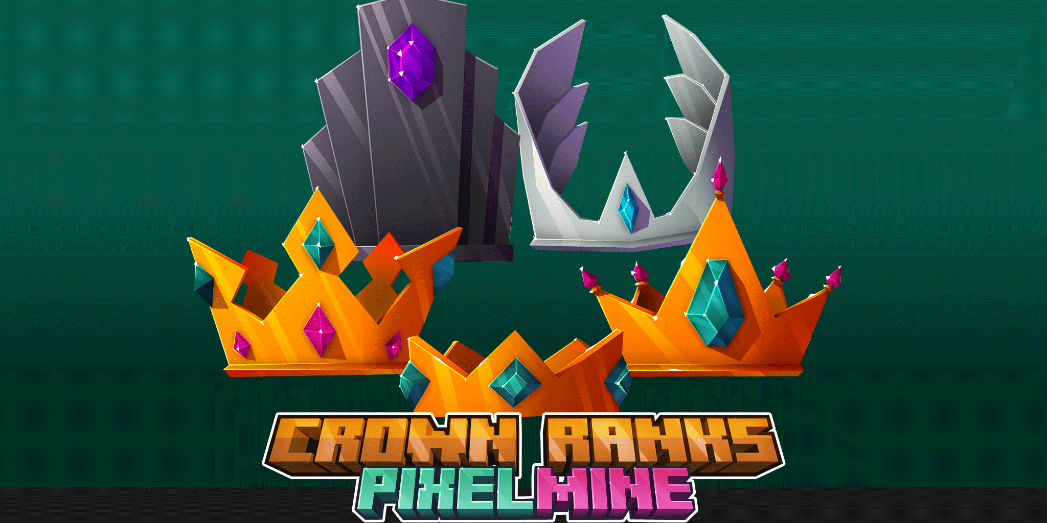 PixelMine | Medieval Crown Rank Icons preview image