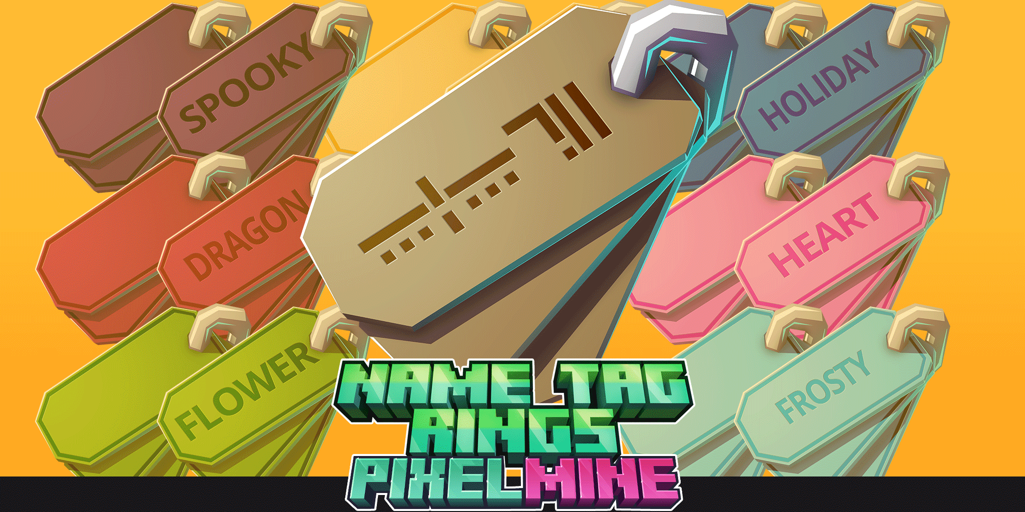 PixelMine | Name Tag Ring Icons preview image