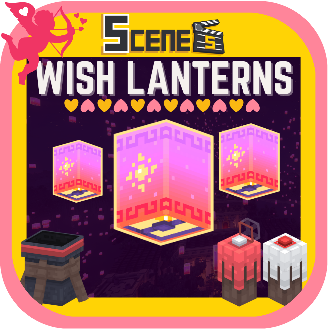 Scenes - Wish Lanterns - Valentine preview image