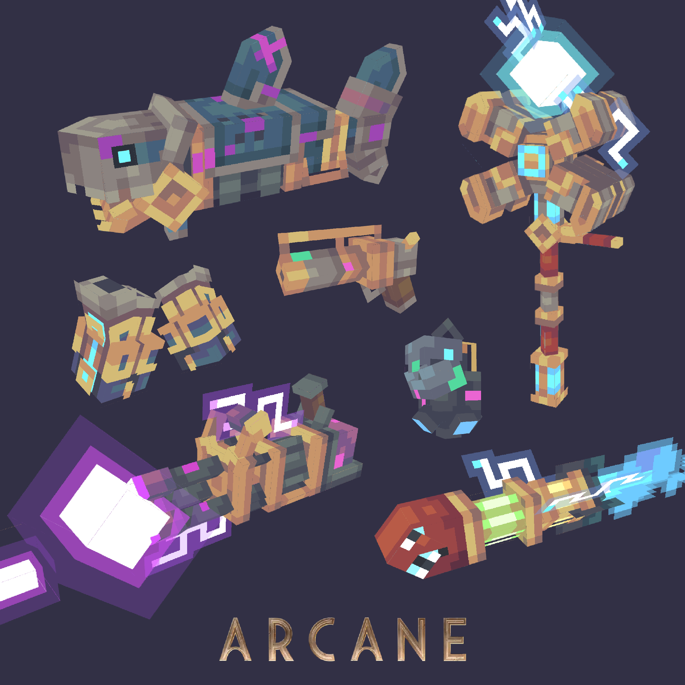 Arcane weapons preview image