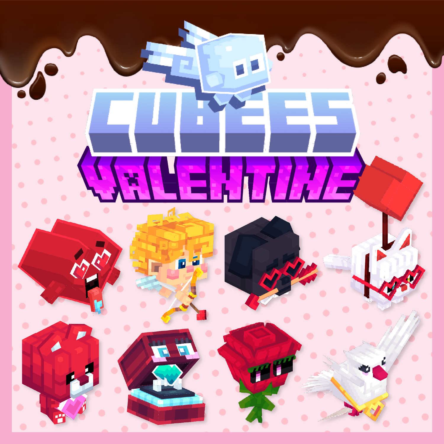 Cubees Valentine Pack - Pets & companions preview image