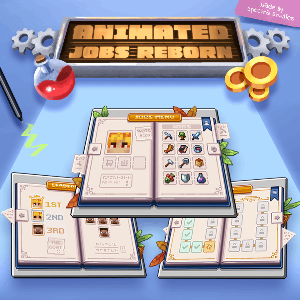 Spectra Studios | Animated Jobs Menu preview image