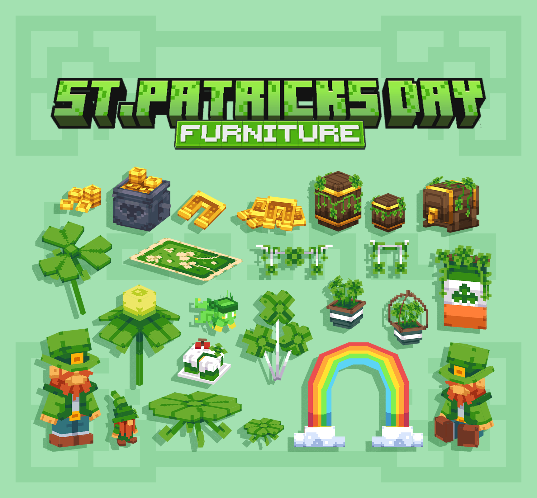 St.Patrick's Day Furniture【Dyeable】 preview image