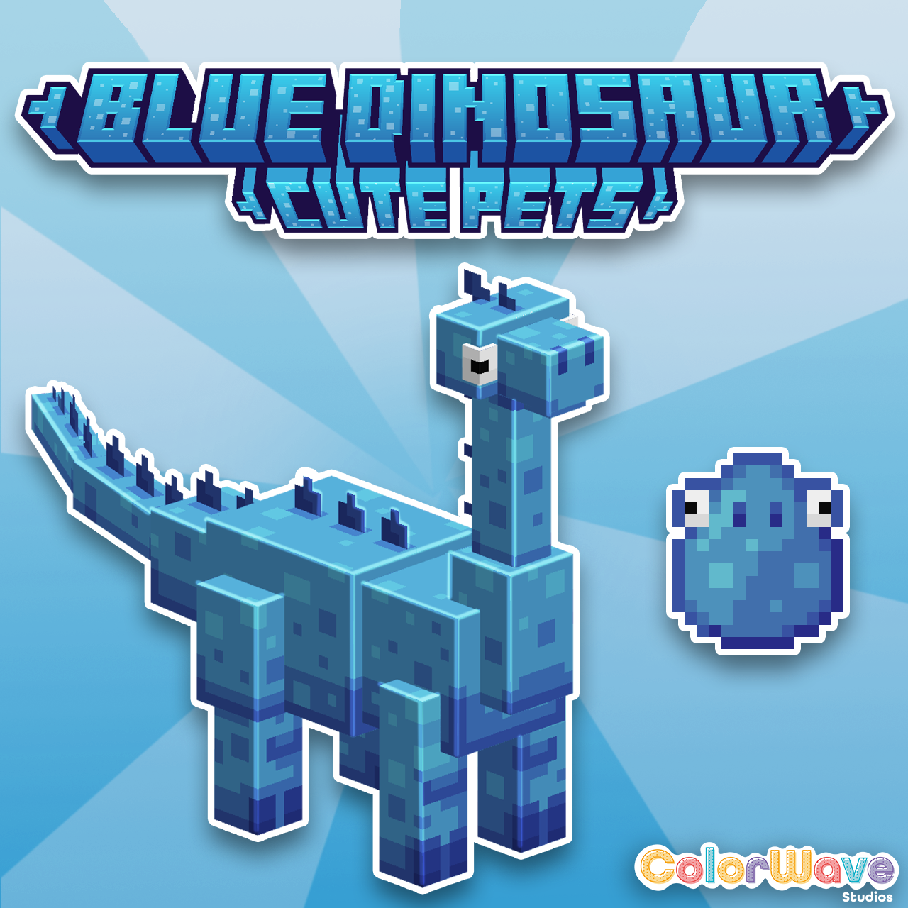 Blue Dinosaur - Cute Pets preview image
