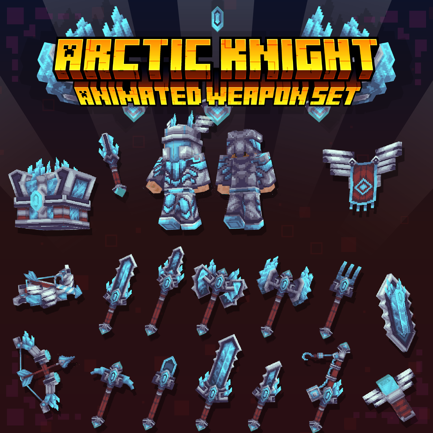 Arctic Knight Animated Weapon Set Volume 1 preview image