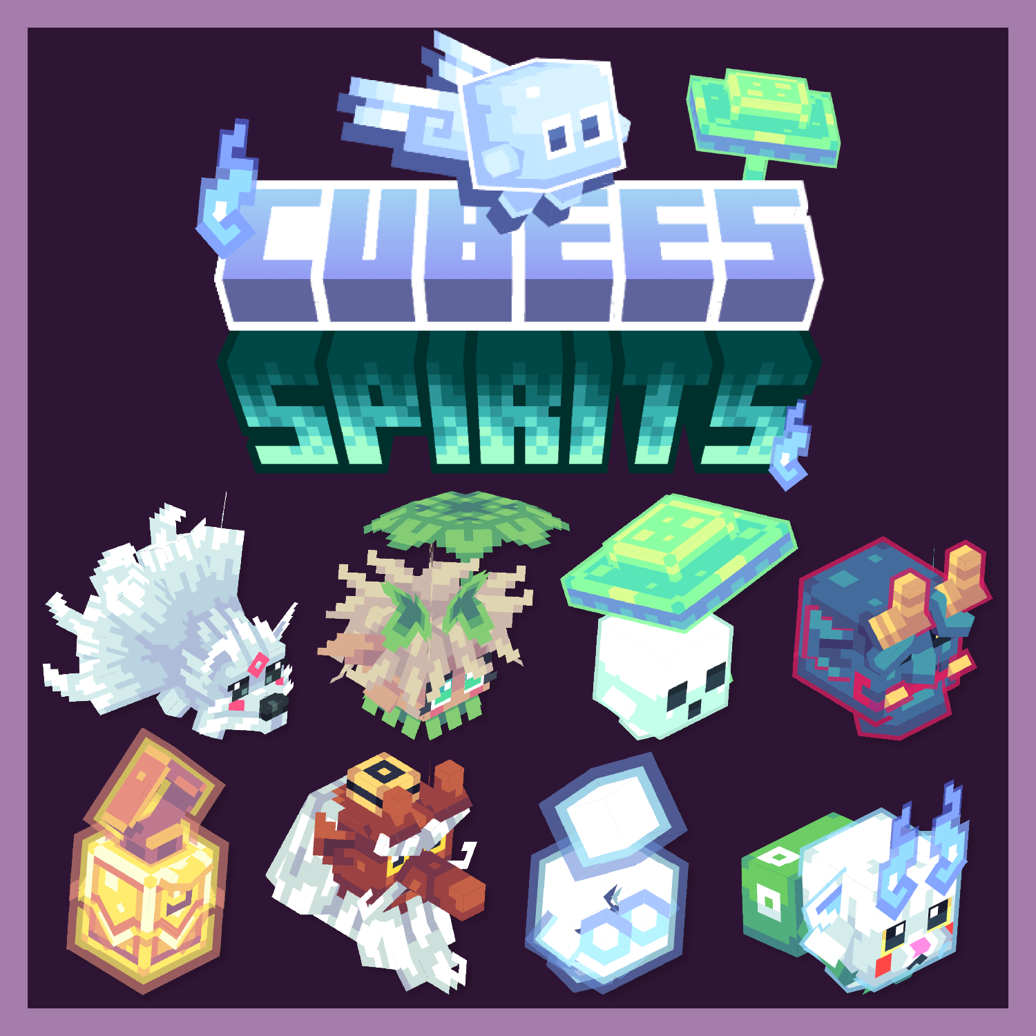 Cubees Spirits Pack - Pets & companions preview image