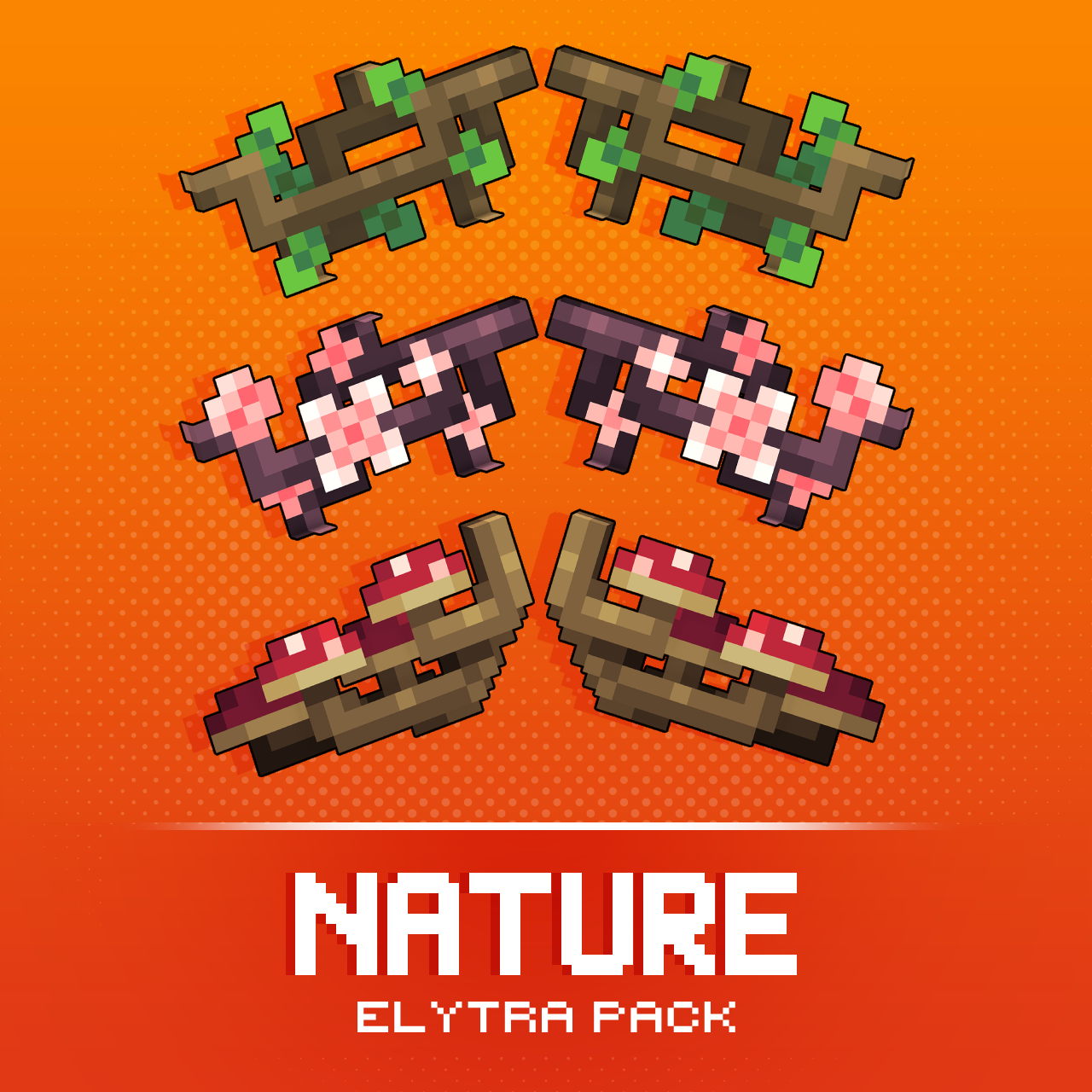 A pack of nature themed custom elytras for Minecraft: Java Edtion.