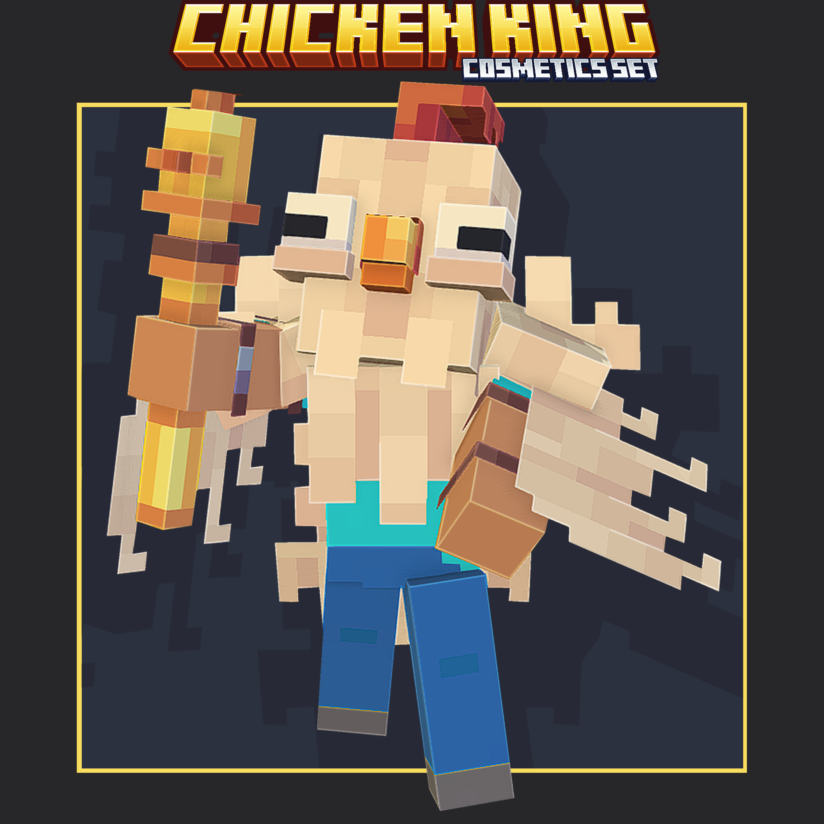 Chicken King - cosmetics set preview image