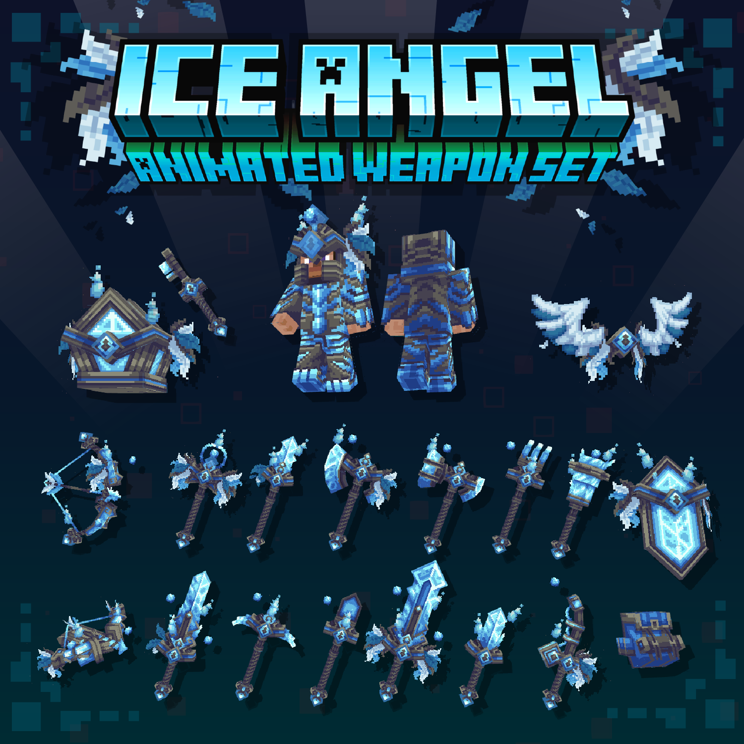 Ice Angel Animated Weapon Set preview image