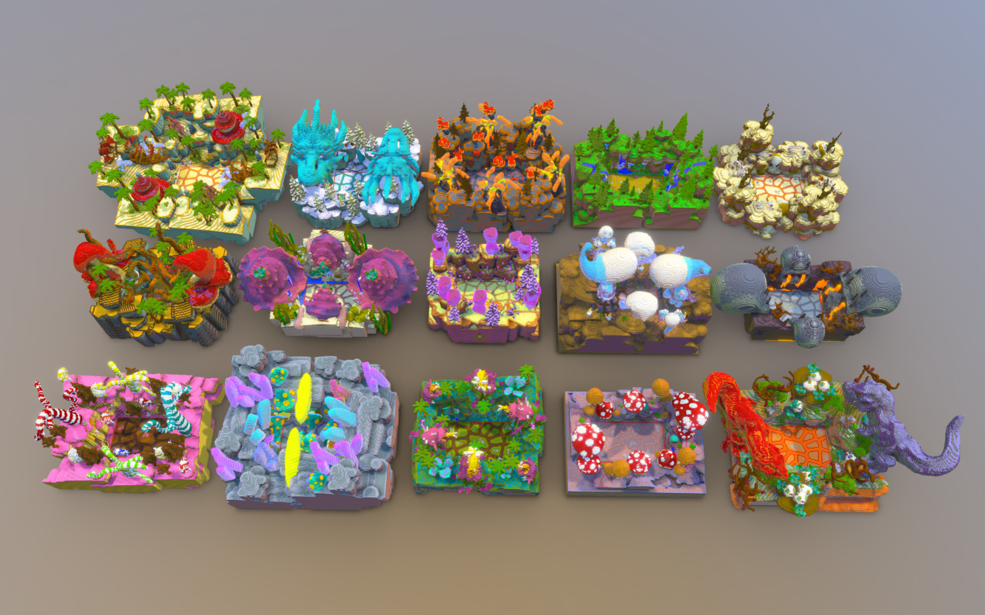 15 Duel PvP Arenas | Pack