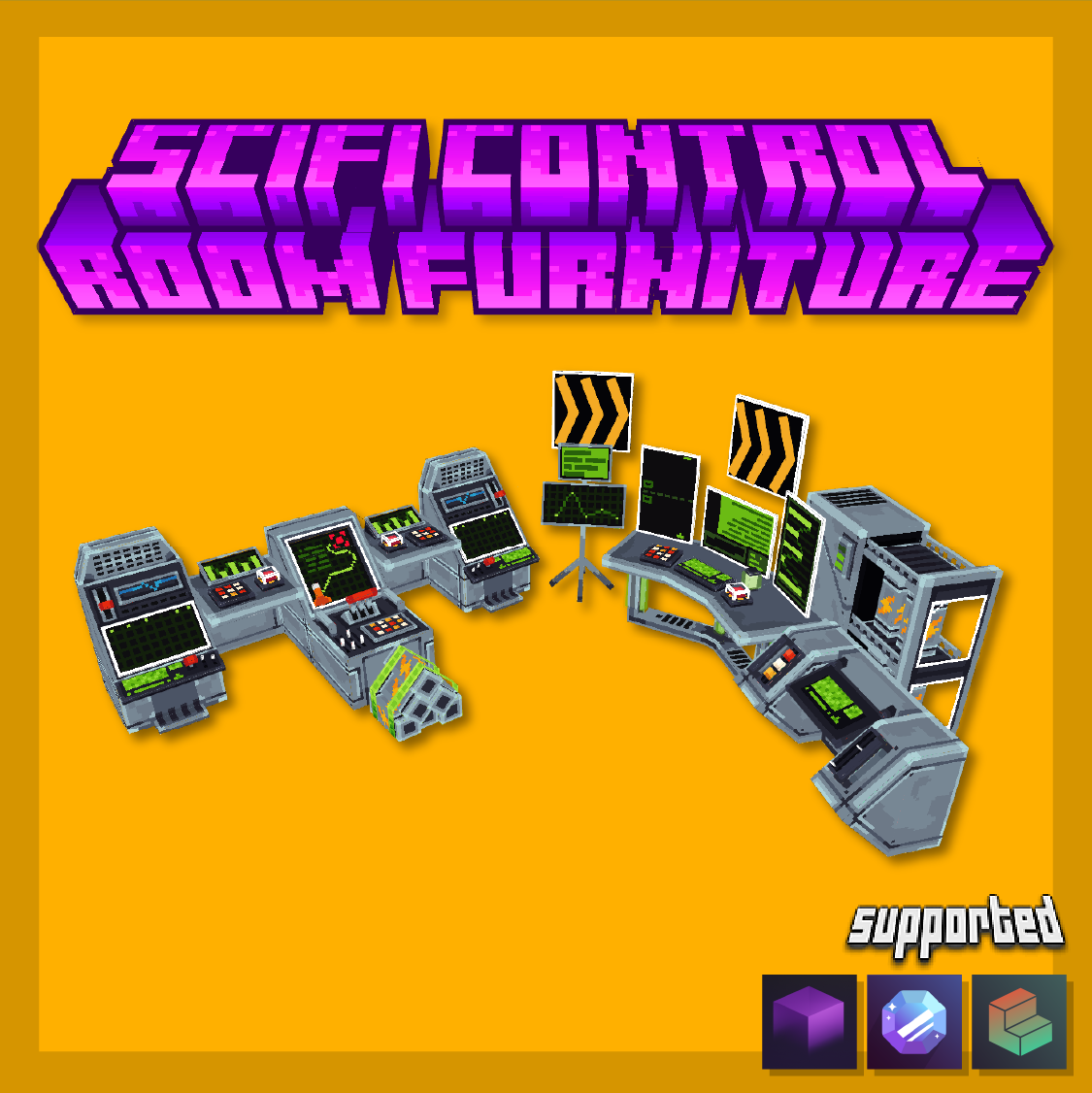 Sci Fi Control Room Furniture Volume 1 preview image