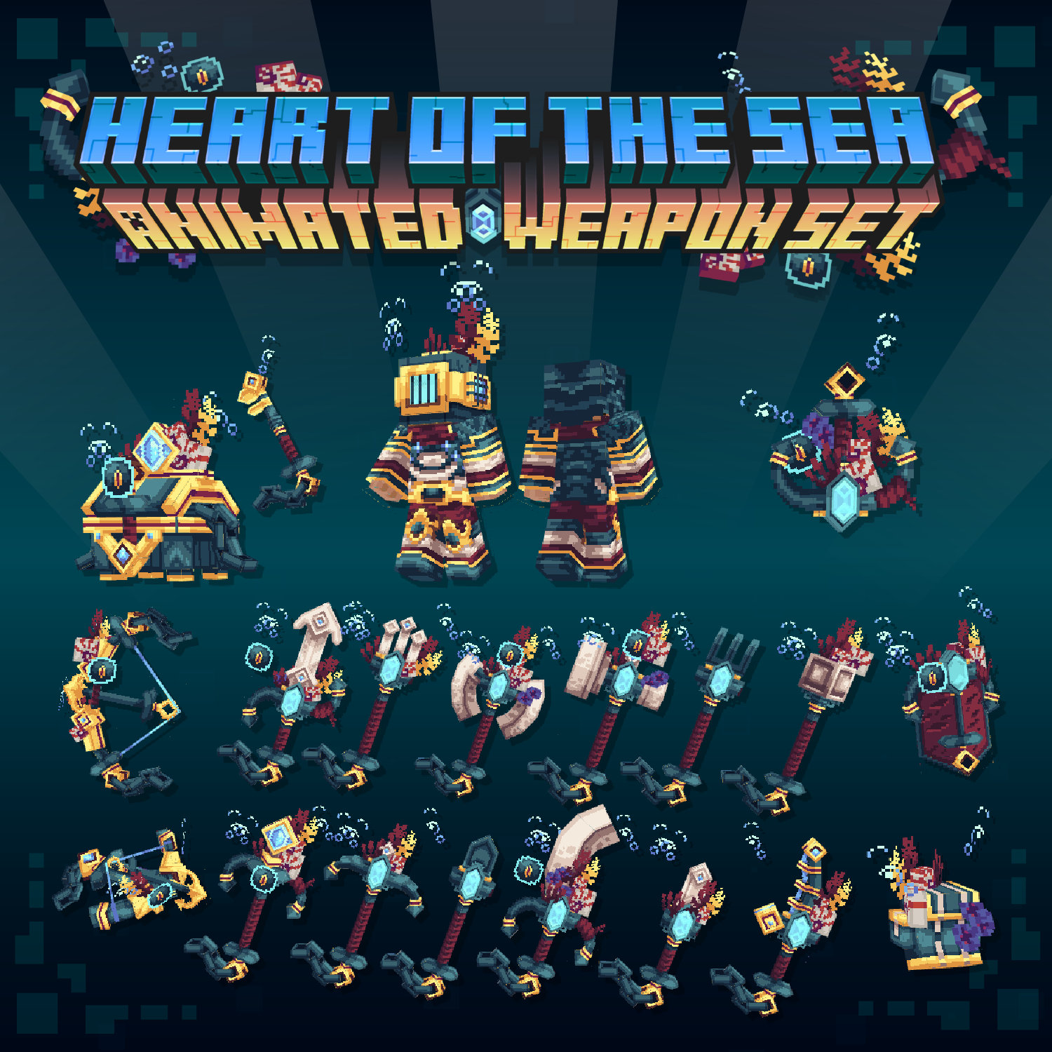 Heart of the Sea Animated Weapon Set preview image