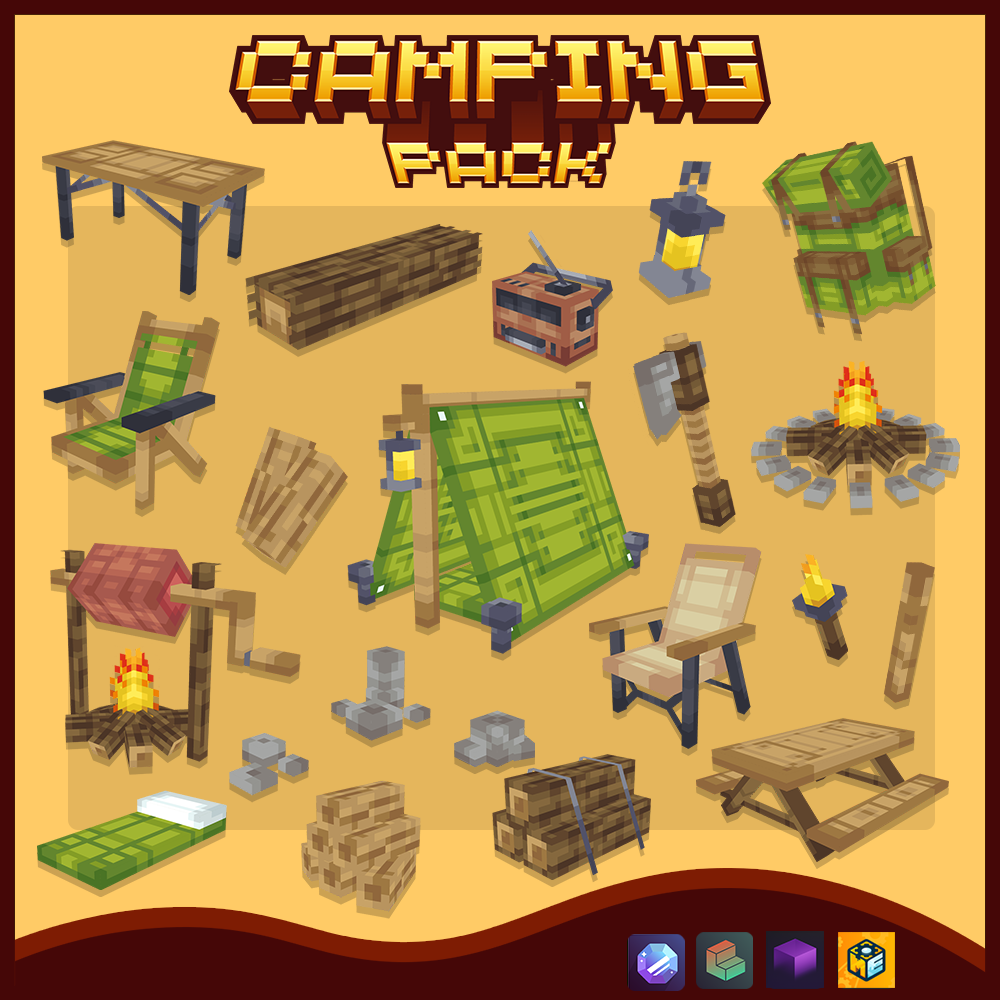 Camping Furnitures - Decors - Props preview image