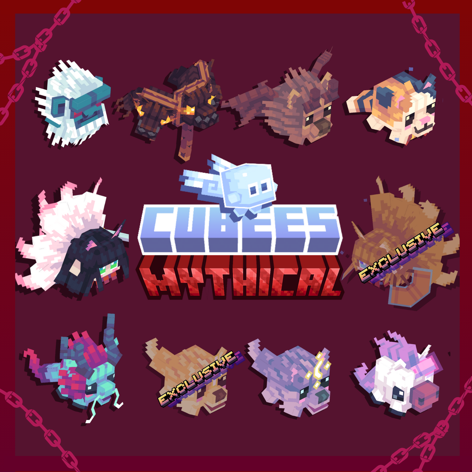 Cubees Mythical Pack - Pets & companions preview image