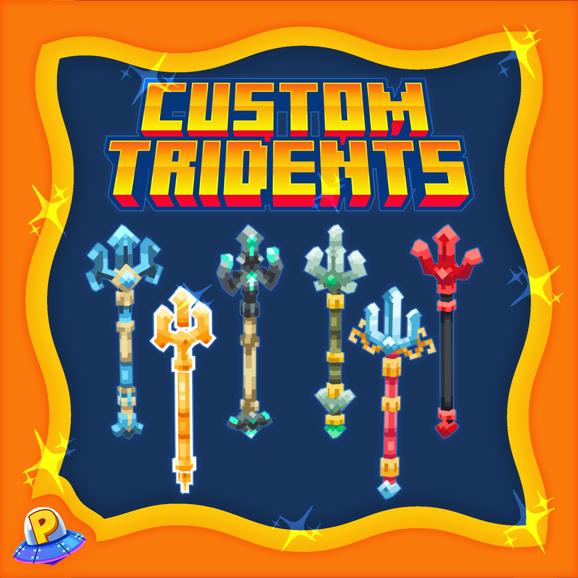 The main thumbnail for the Custom Tridents product by iPlexity.