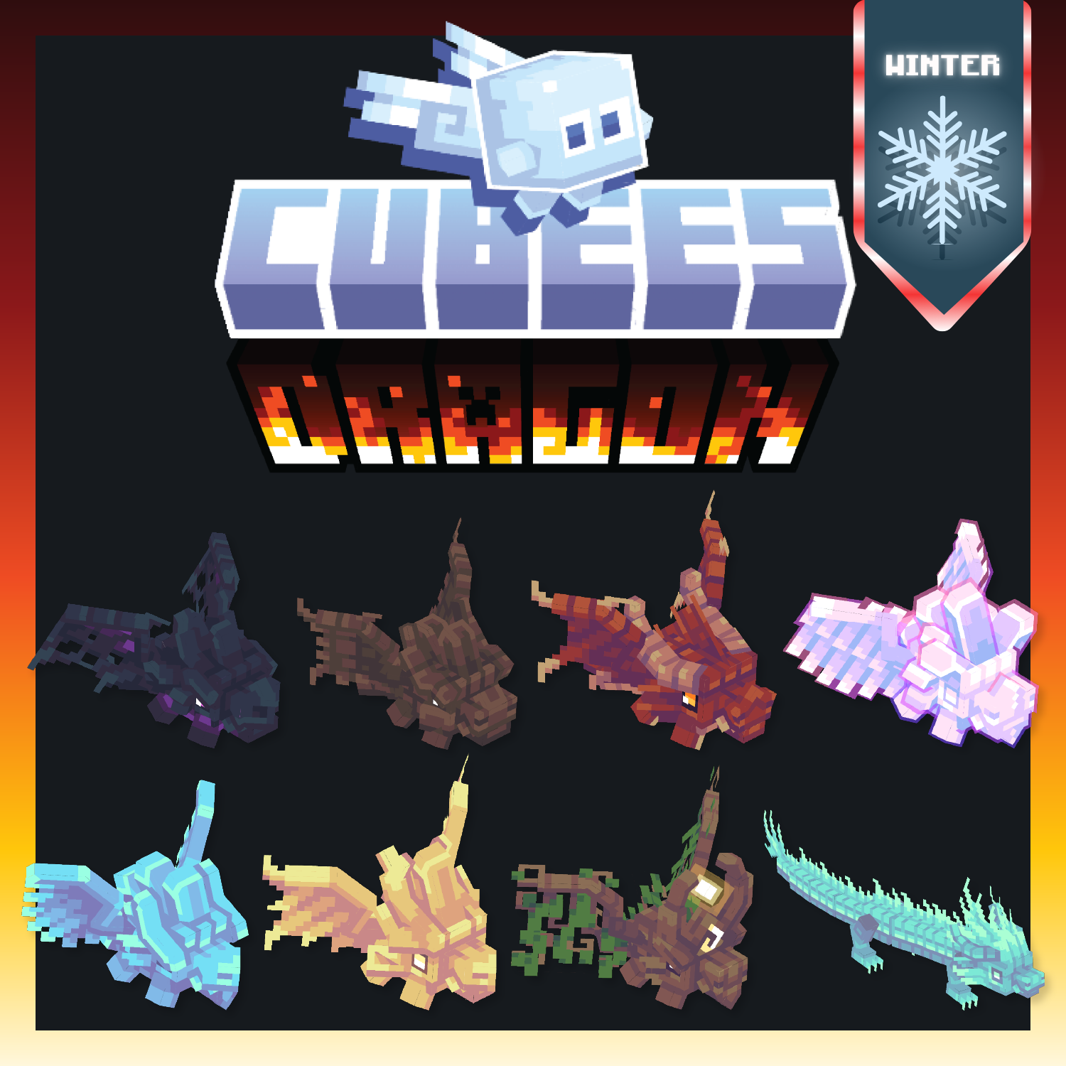 Cubees Dragon Pack - Pets & companions preview image