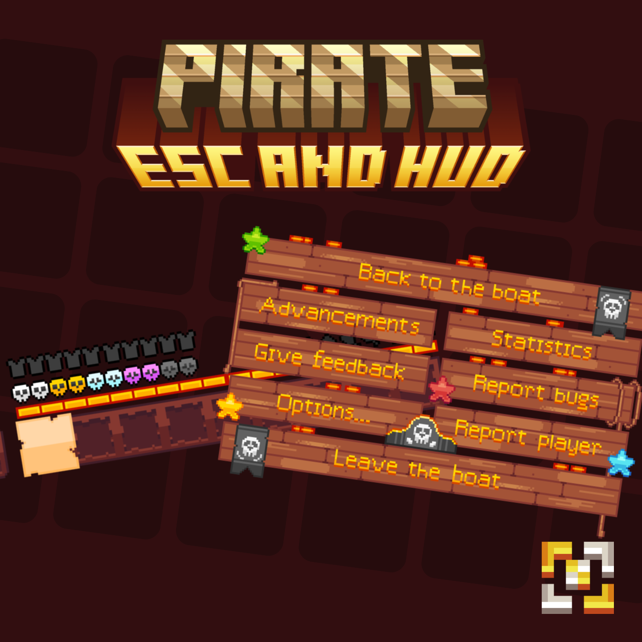 Pirate HUD & ESC Menu preview image