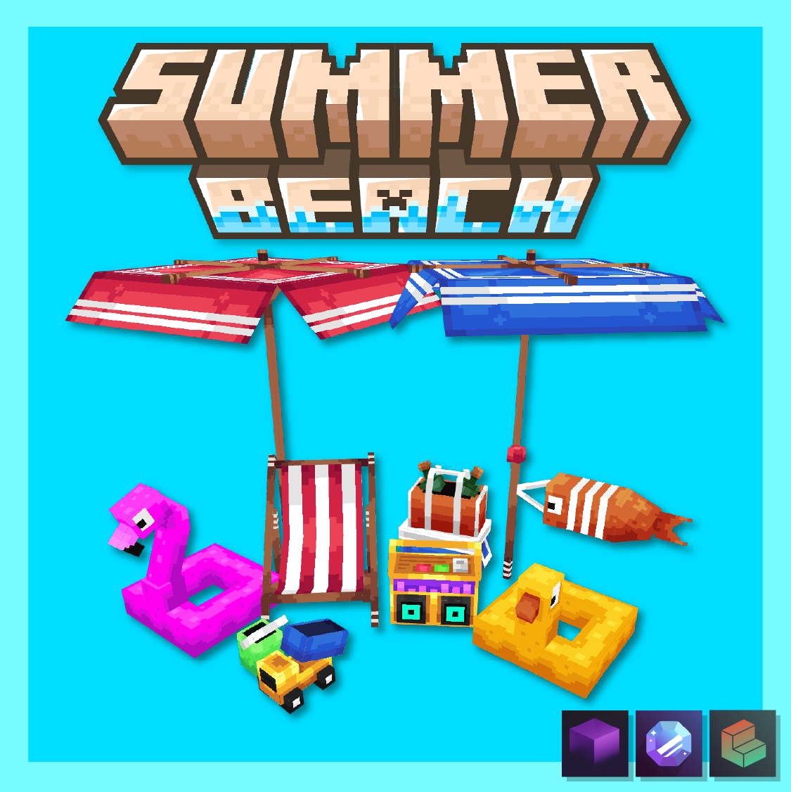 Summer Beach Pinic Animated Decoration preview image