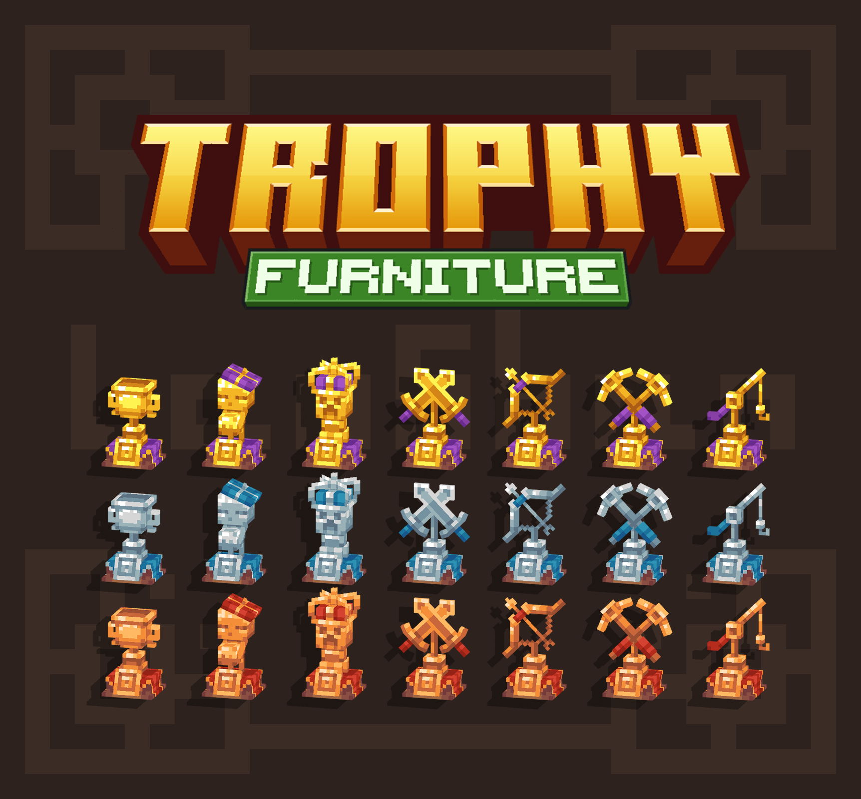 Trophy Mini Pack【Dyeable】 preview image