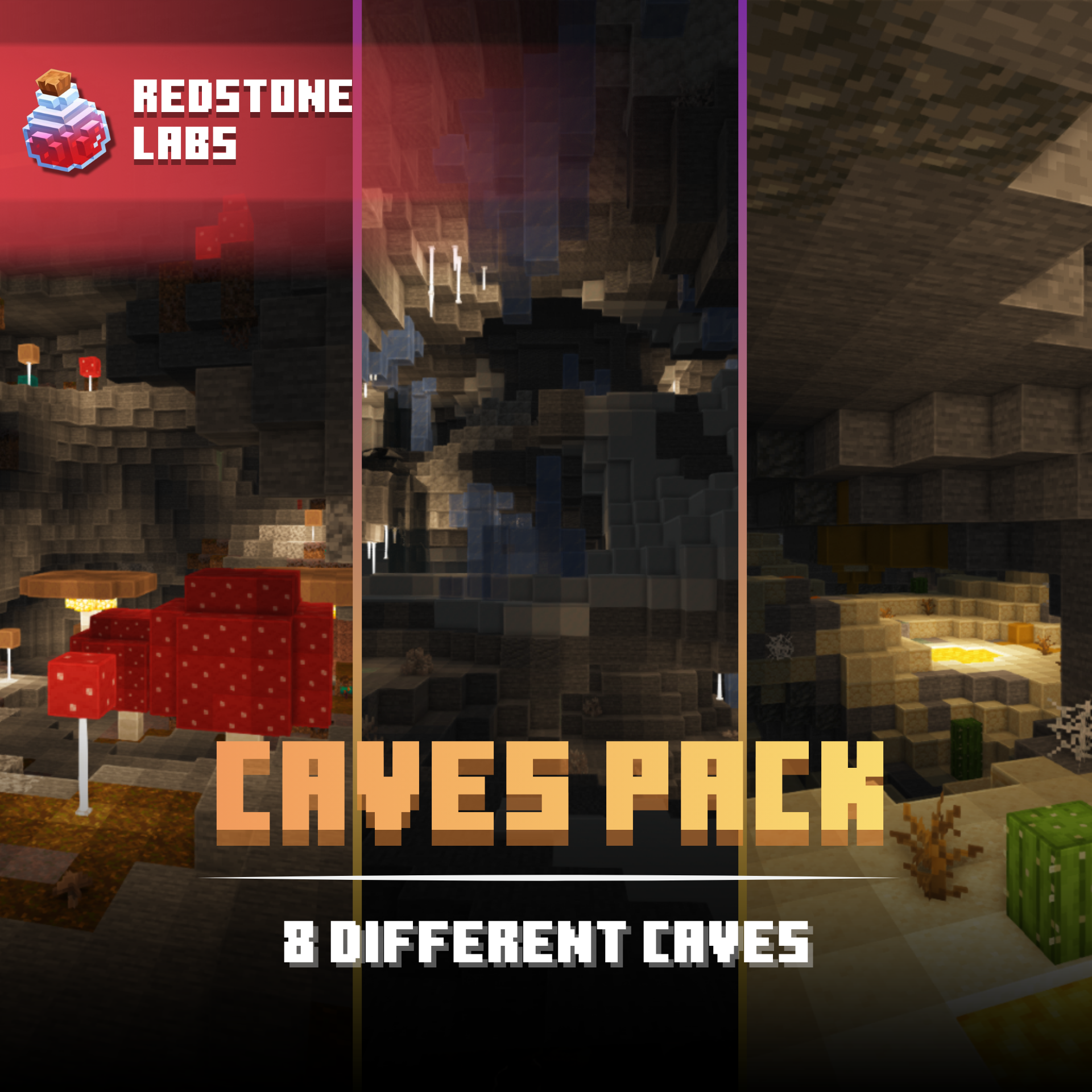 Caves Pack - 8 Different caves preview image