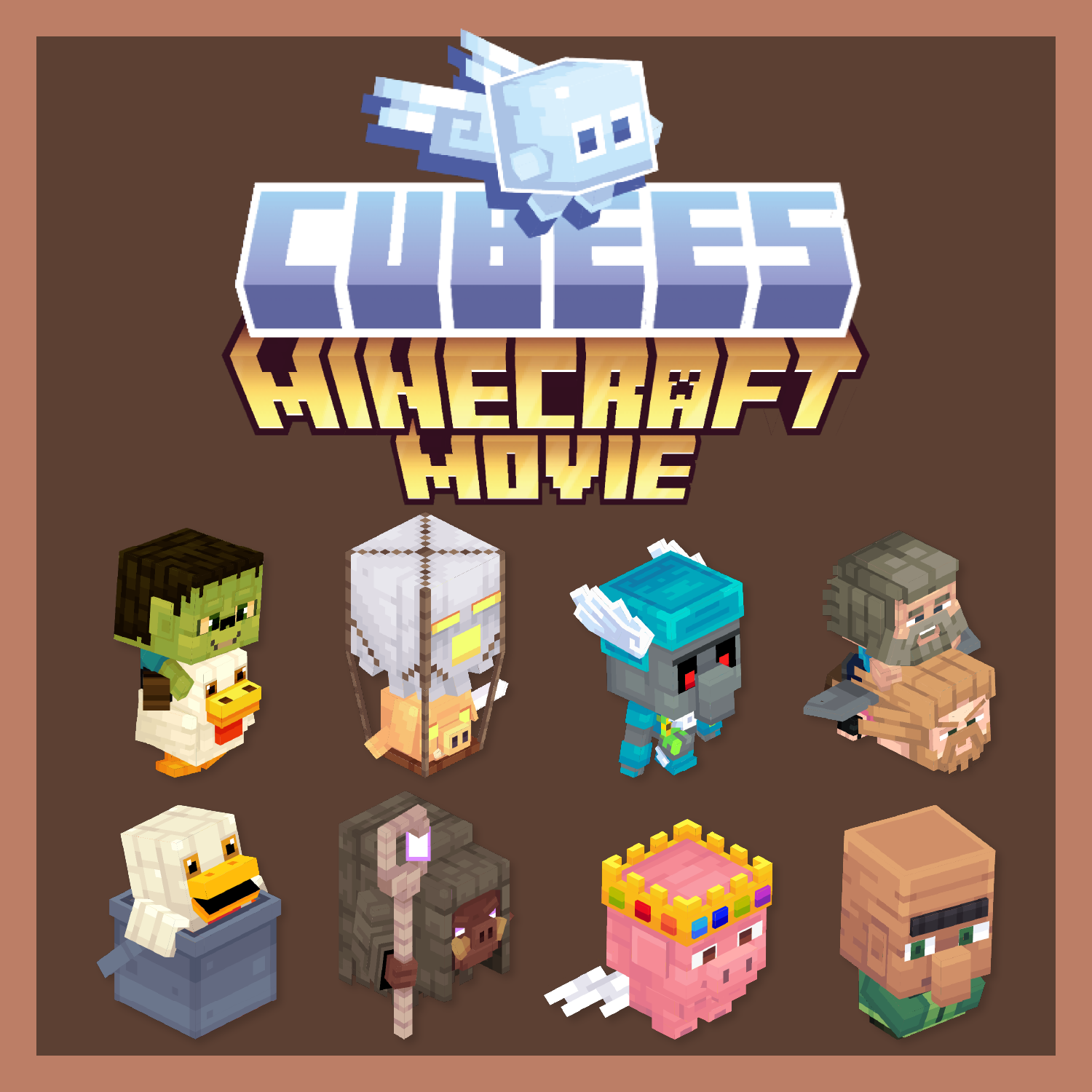 Cubees Minecraft Movie Pack - Pets & companions preview image