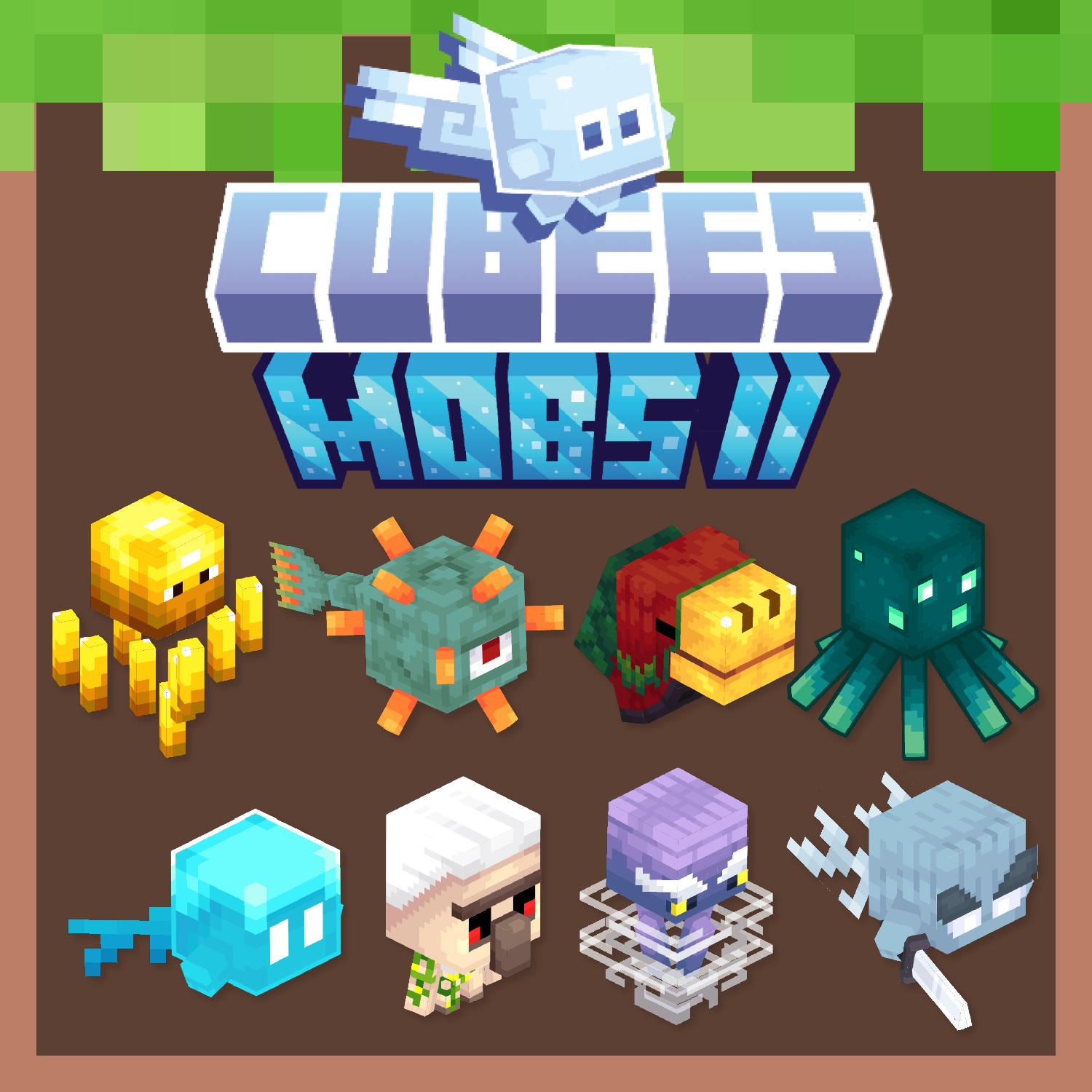 Cubees Mobs vol.2 Pack - Pets & companions preview image