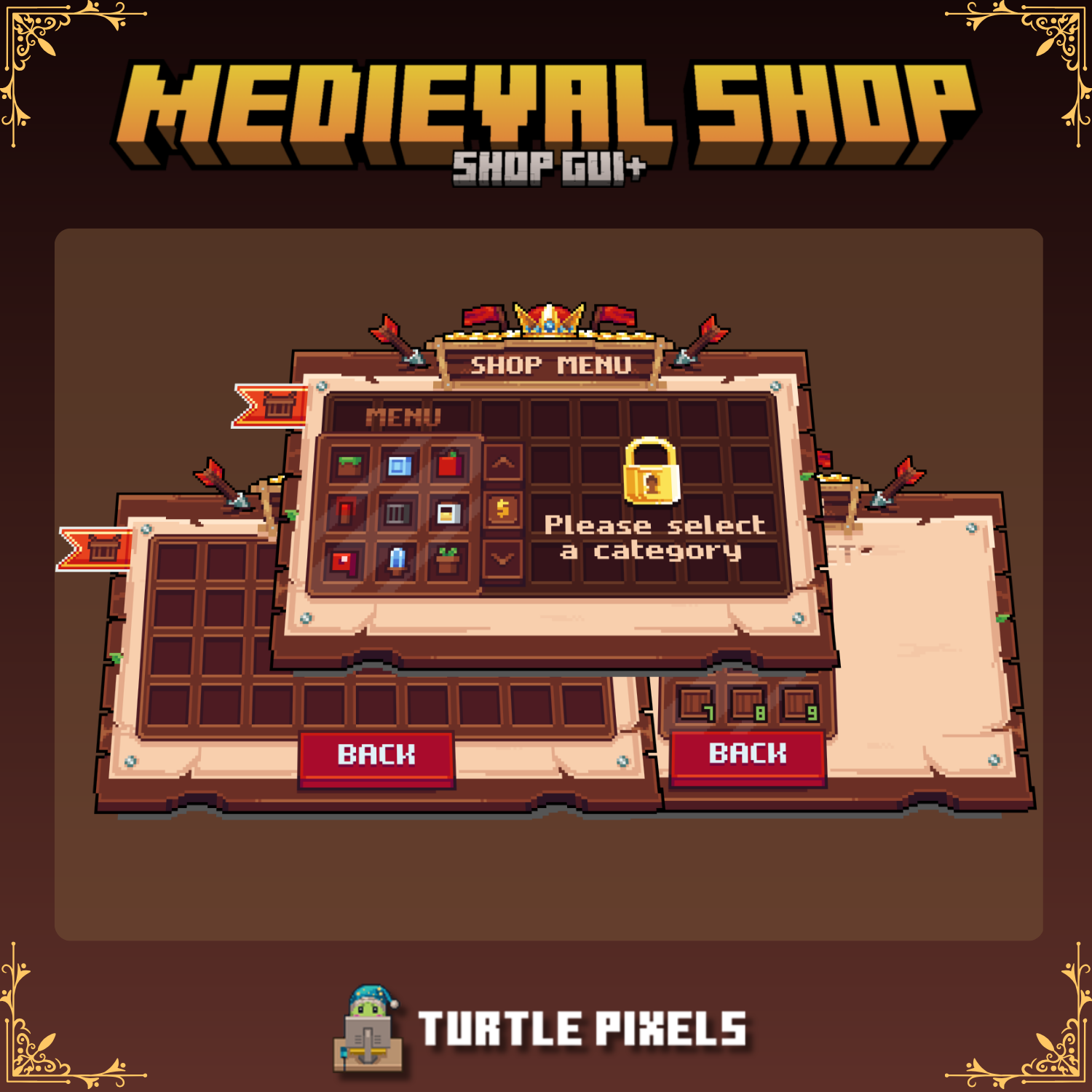 Medieval Shop GUI (ShopGui+) preview image