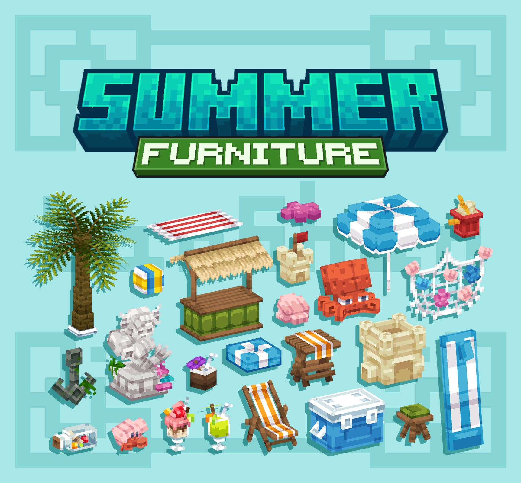 Summer Furniture【Dyeable】 preview image