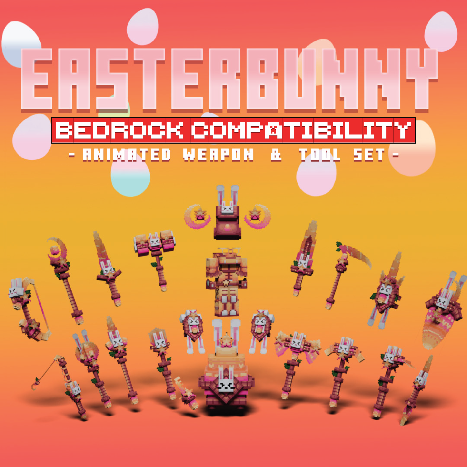 Easterbunny Animated Weapon Set [For GeyserMC] preview image