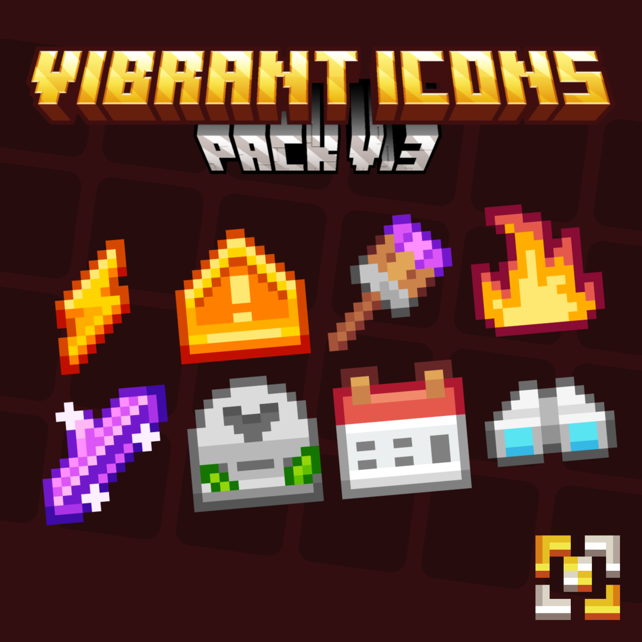 37 Vibrant Icons - Vol. 3 preview image