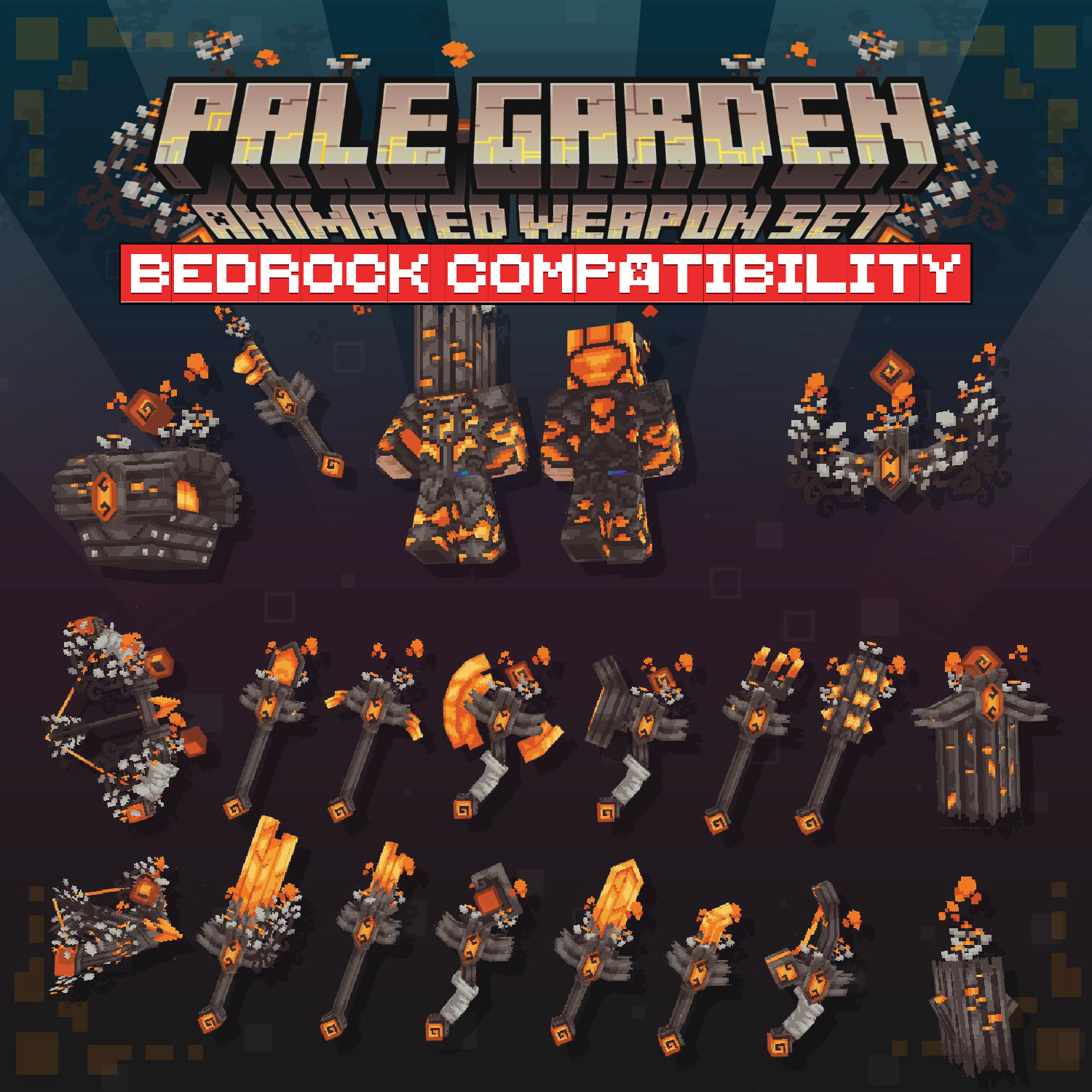 Pale Garden Animated Weapon Set [For GeyserMC] preview image
