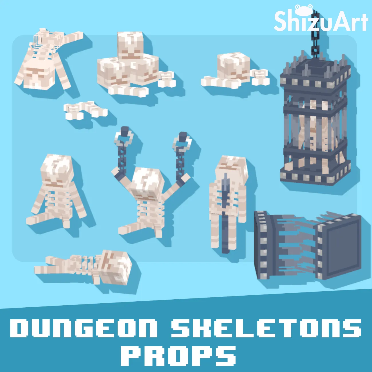 Dungeon Skeletons Props preview image