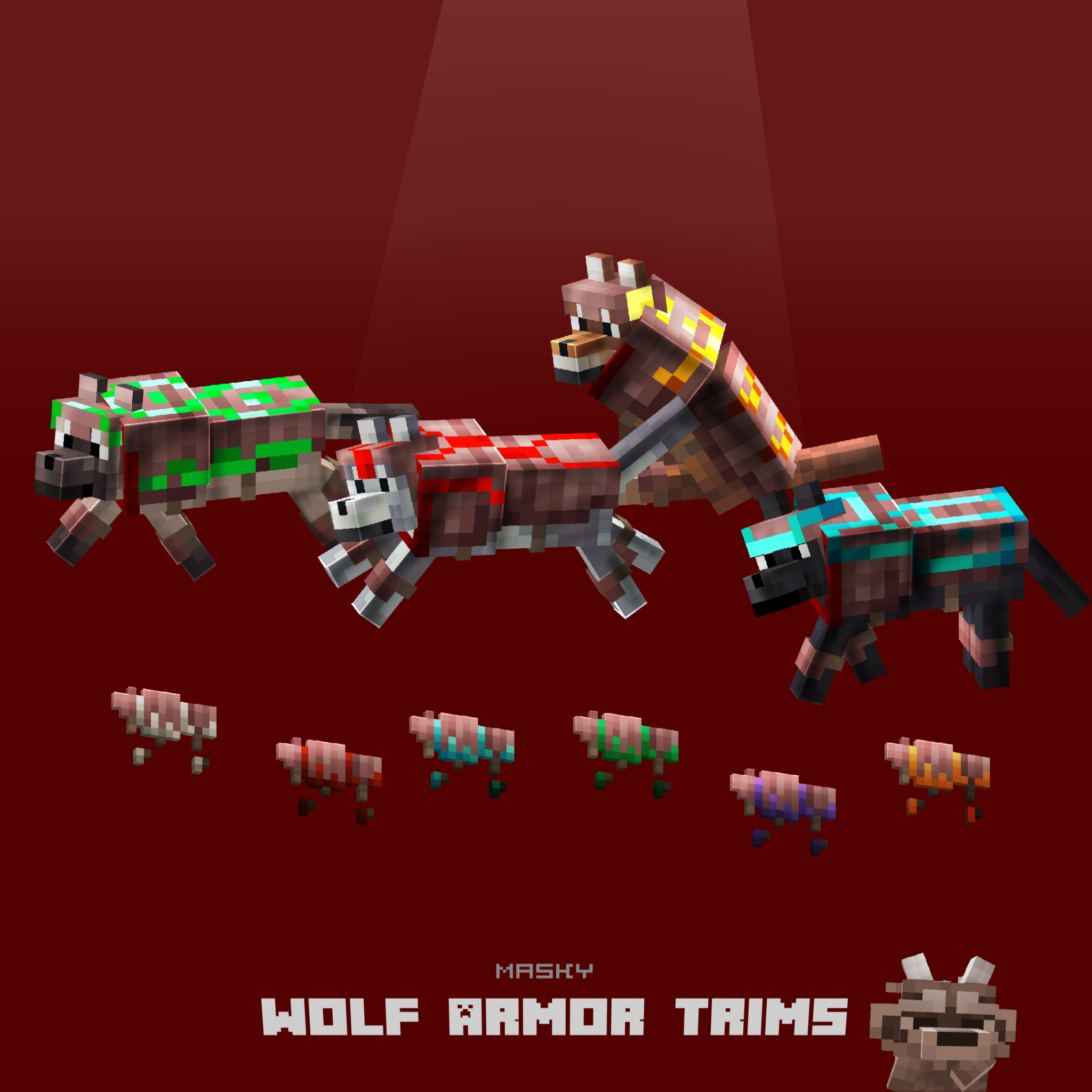 Masky (Wolf Armor Trims) preview image