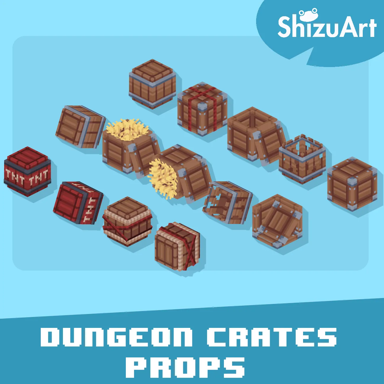 Dungeon Crates Props preview image