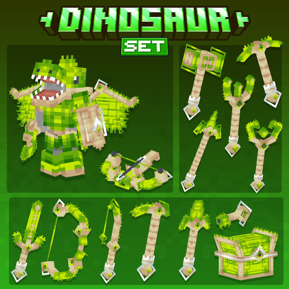 Dinosaur Weapons and Tools Set preview image